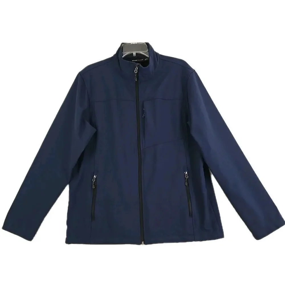 Swisstech ~Men's Size M (38-40)~ Navy Blue Zip-Up Windbreaker Jeacket.